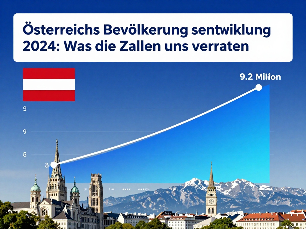 Österreichs Bevölkerungsentwicklung 2024: Was die Zahlen uns verraten