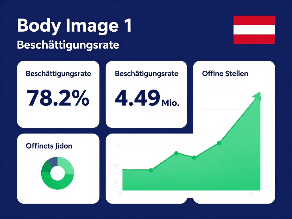 Beschäftigungsrate Arbeitsmarkt Österreich 2024 KPI Charts