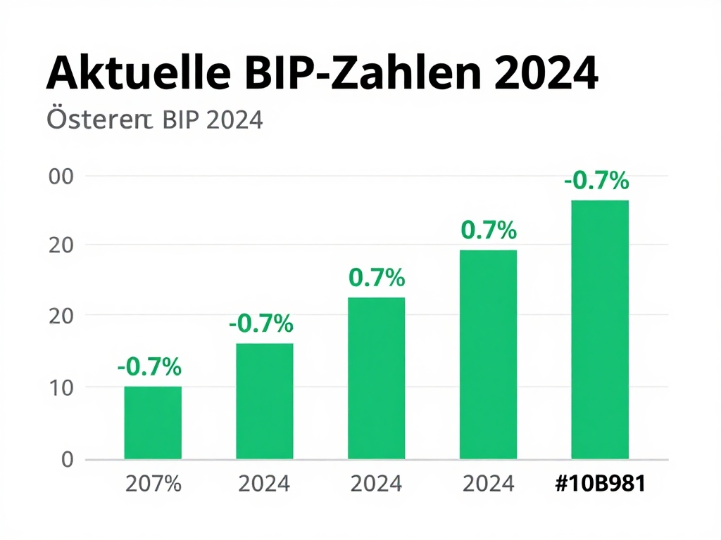 BIP-Wachstum Österreich 2024: Chart mit Quartalsdaten und Statistik