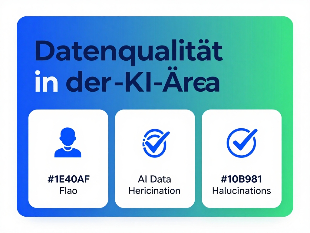 Datenqualität KI: Halluzinationen vermeiden mit ‘Keine Zahl ohne Quelle’