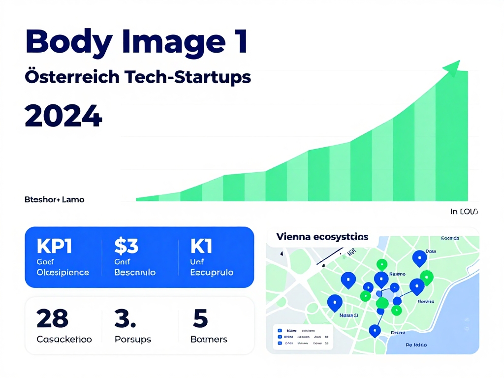 Österreich Tech-Startups 2024 Landschaft Infografik